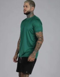 Camiseta Manga Curta Proteção UV50+ Verde