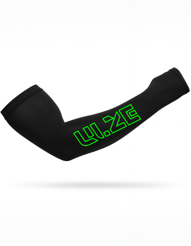 Manguito UV50+ Preto e Verde