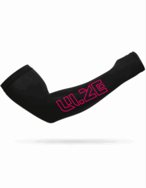 Manguito UV50+ Preto e Pink